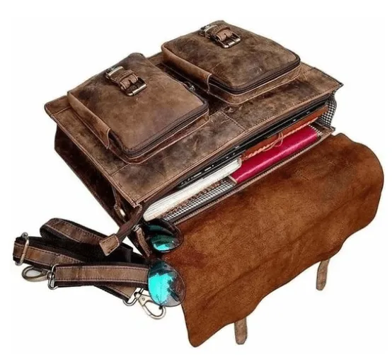 Roosevelt Leather Messenger