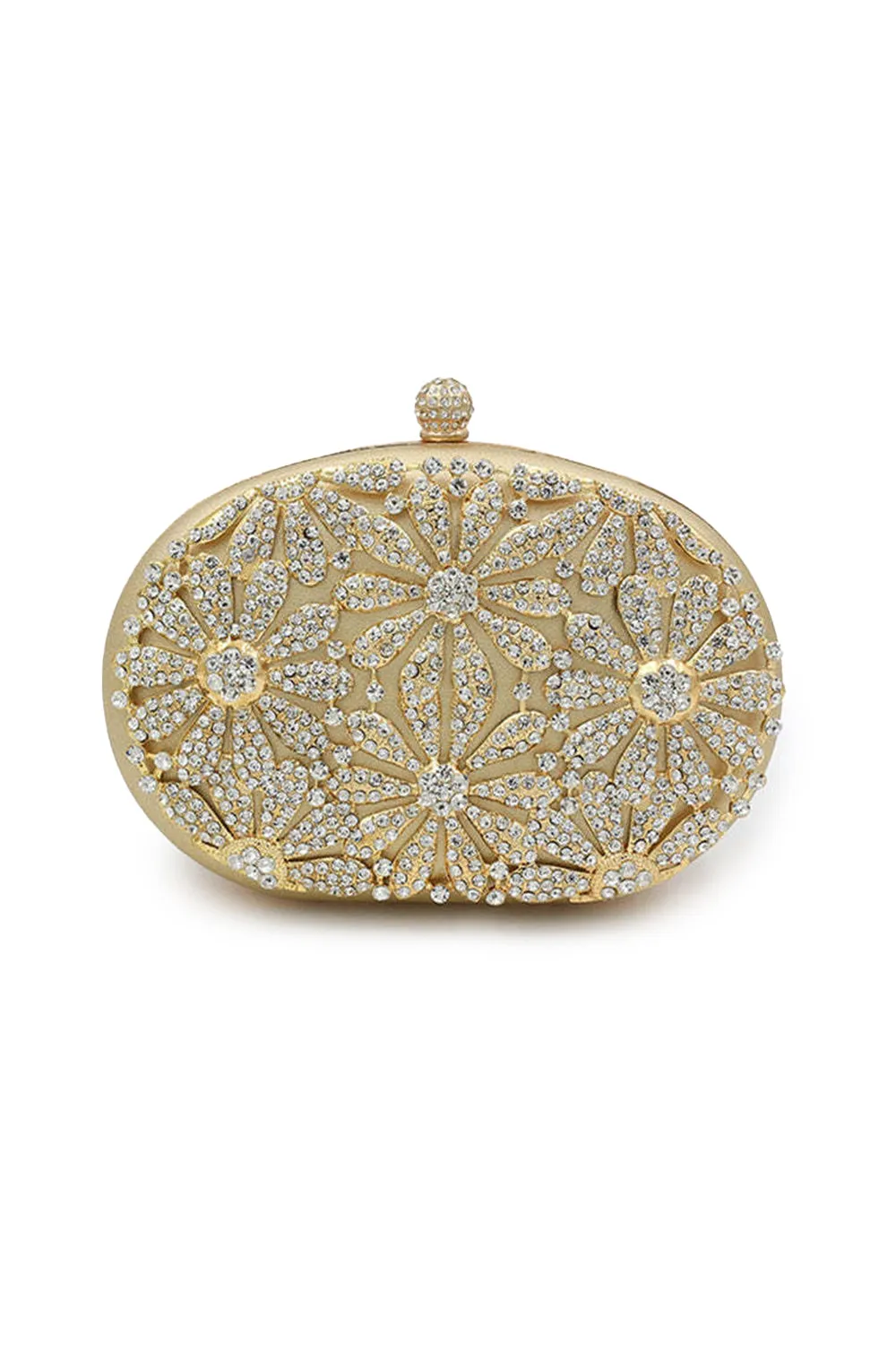 Roycebridal Gold Closure Beaded Clutch Bag