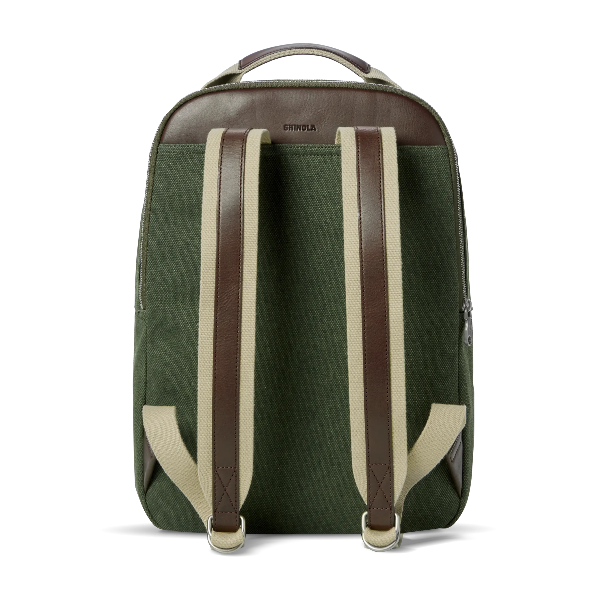 Runwell Canvas Backpack - Olive