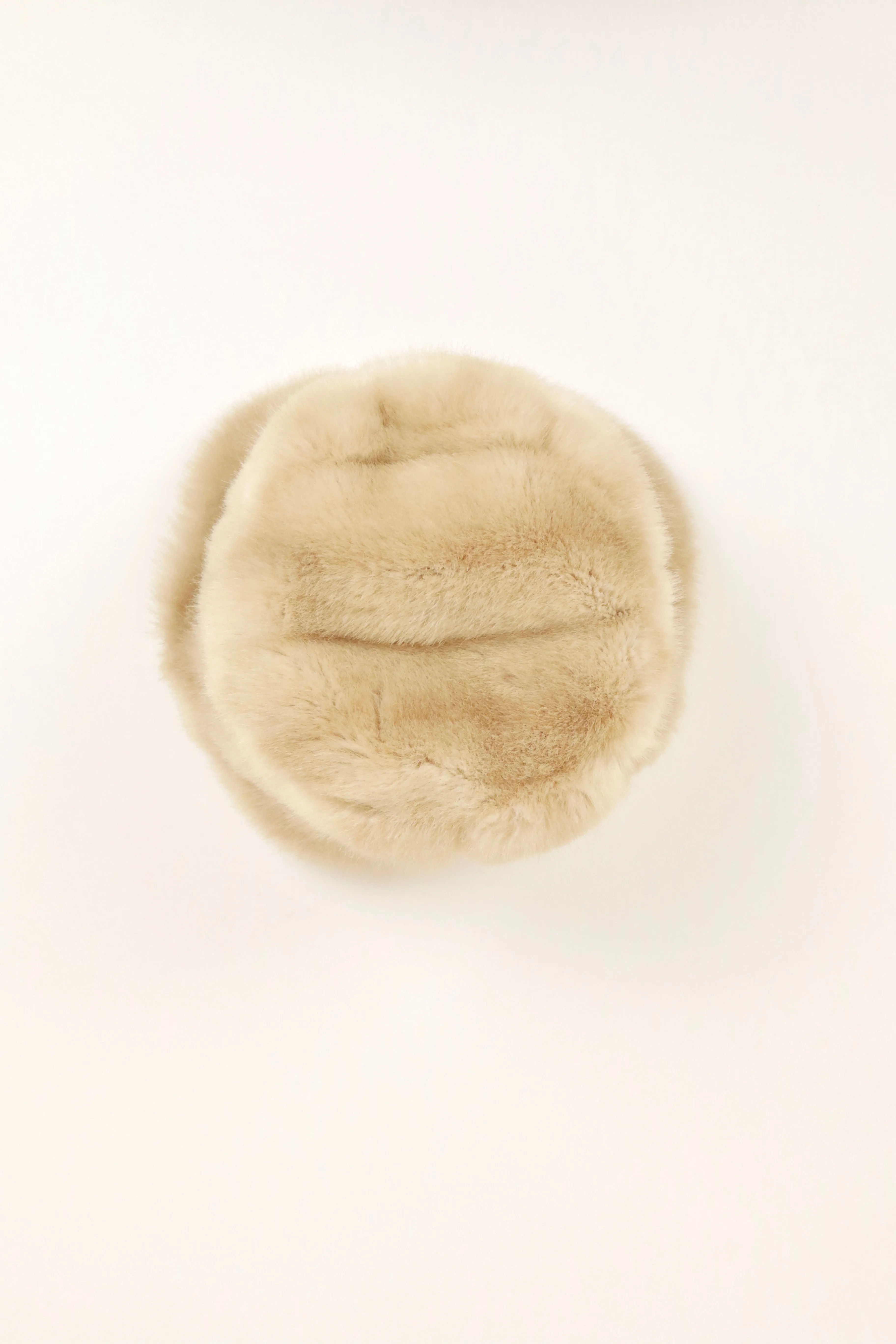 Saks Faux Fur Vintage Bucket Hat