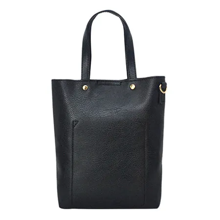 !SALE! Black Faux Leather NGIL Bucket Handbag