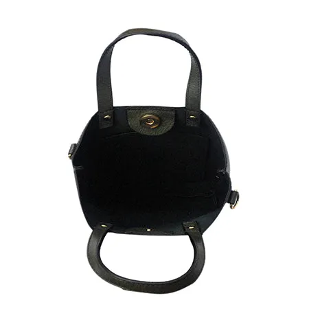 !SALE! Green Faux Leather NGIL Bucket Handbag