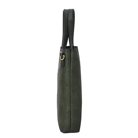 !SALE! Green Faux Leather NGIL Bucket Handbag
