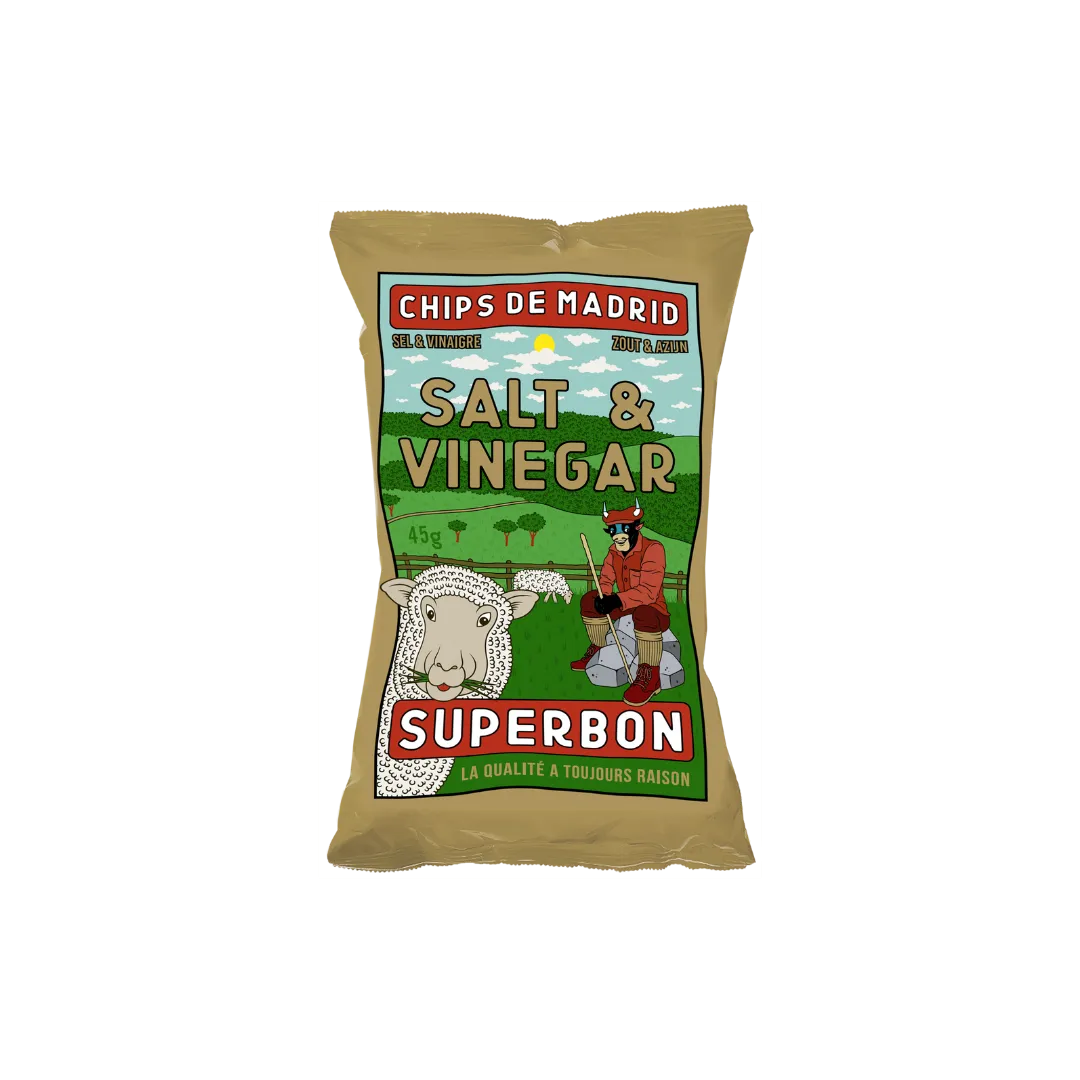 Salt & Vinegar Crisps 36 x 45g