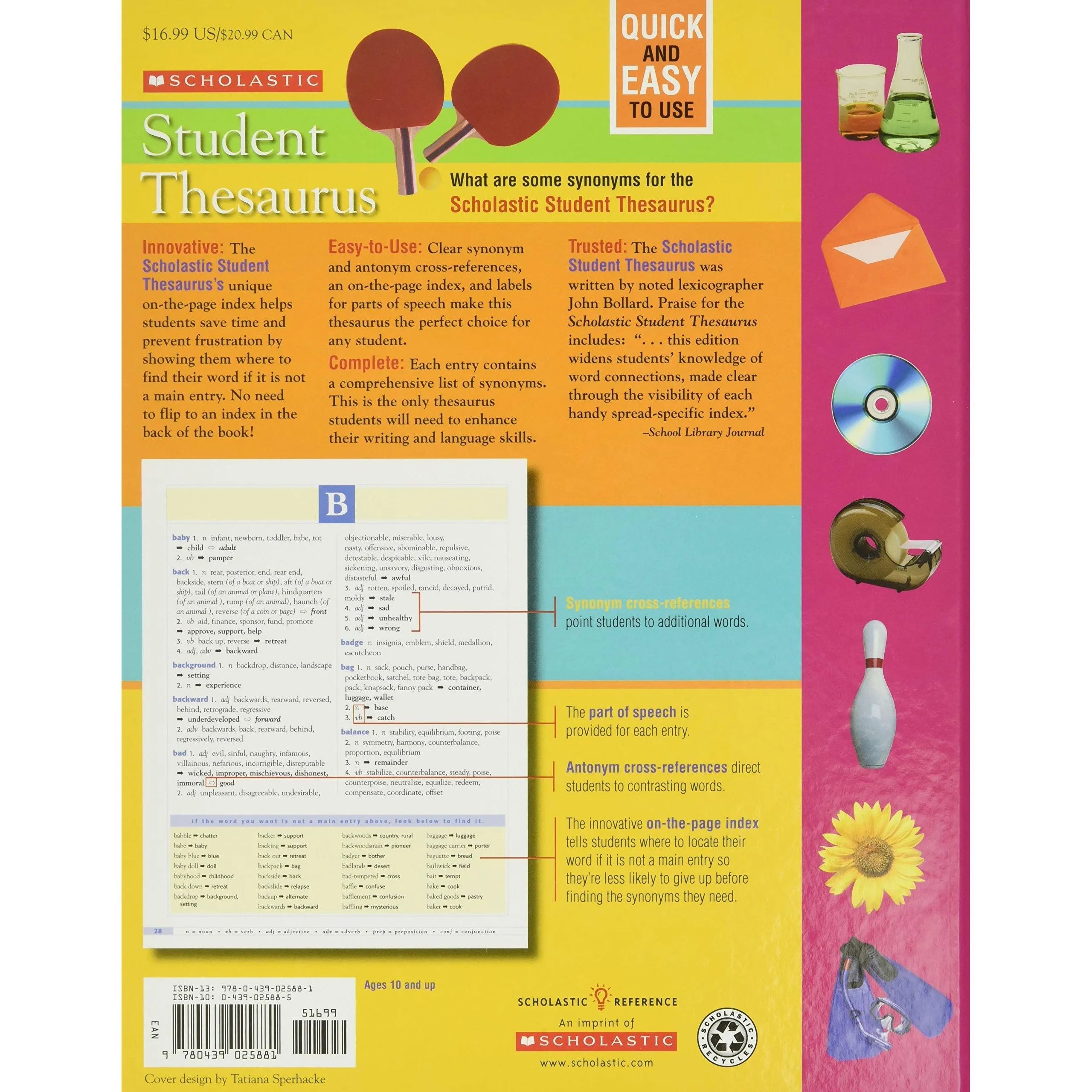 Scholastic: Student Thesaurus (Revised Edition) (Hardcover Book)