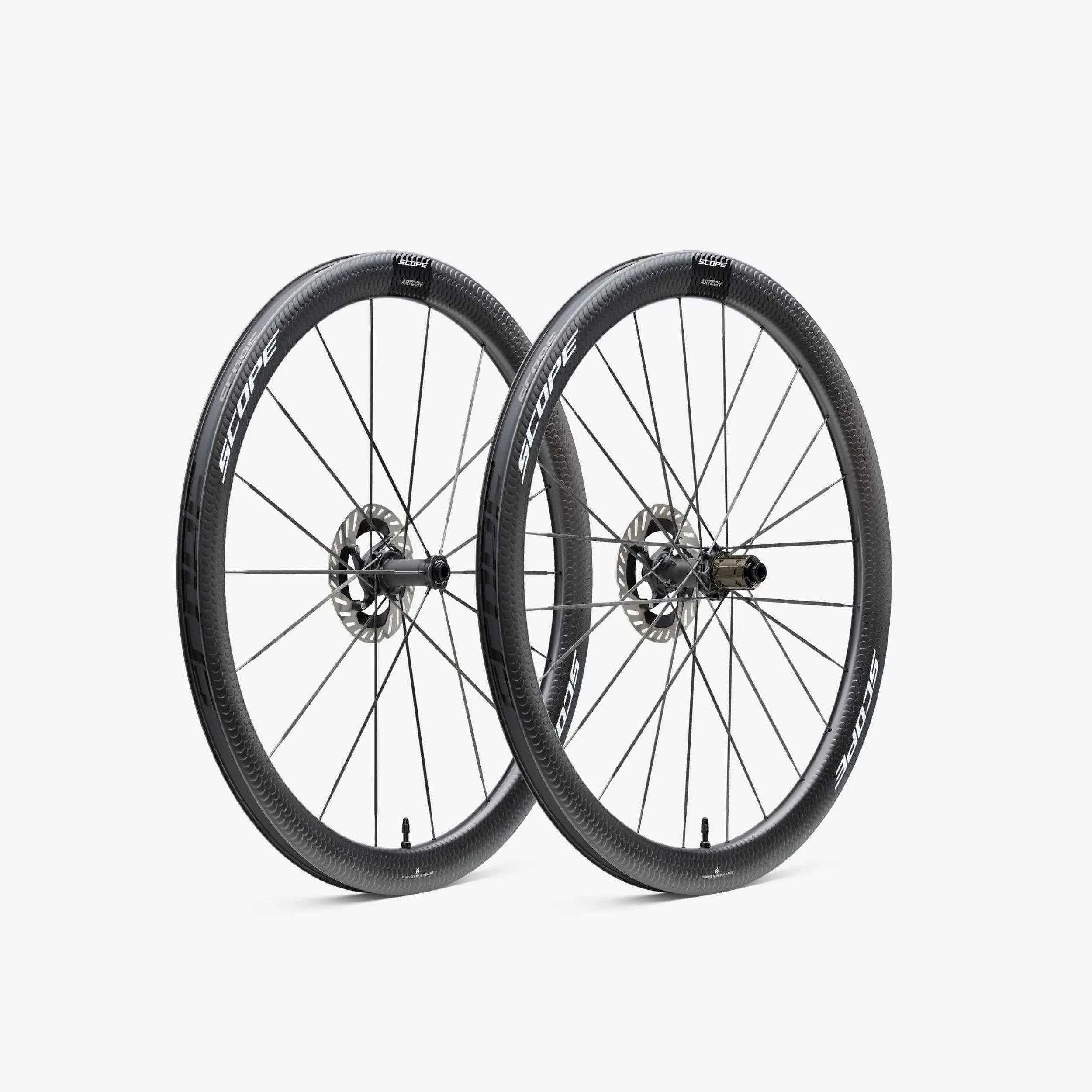 SCOPE Artech 4.A Road Disc Brake Wheelset - White