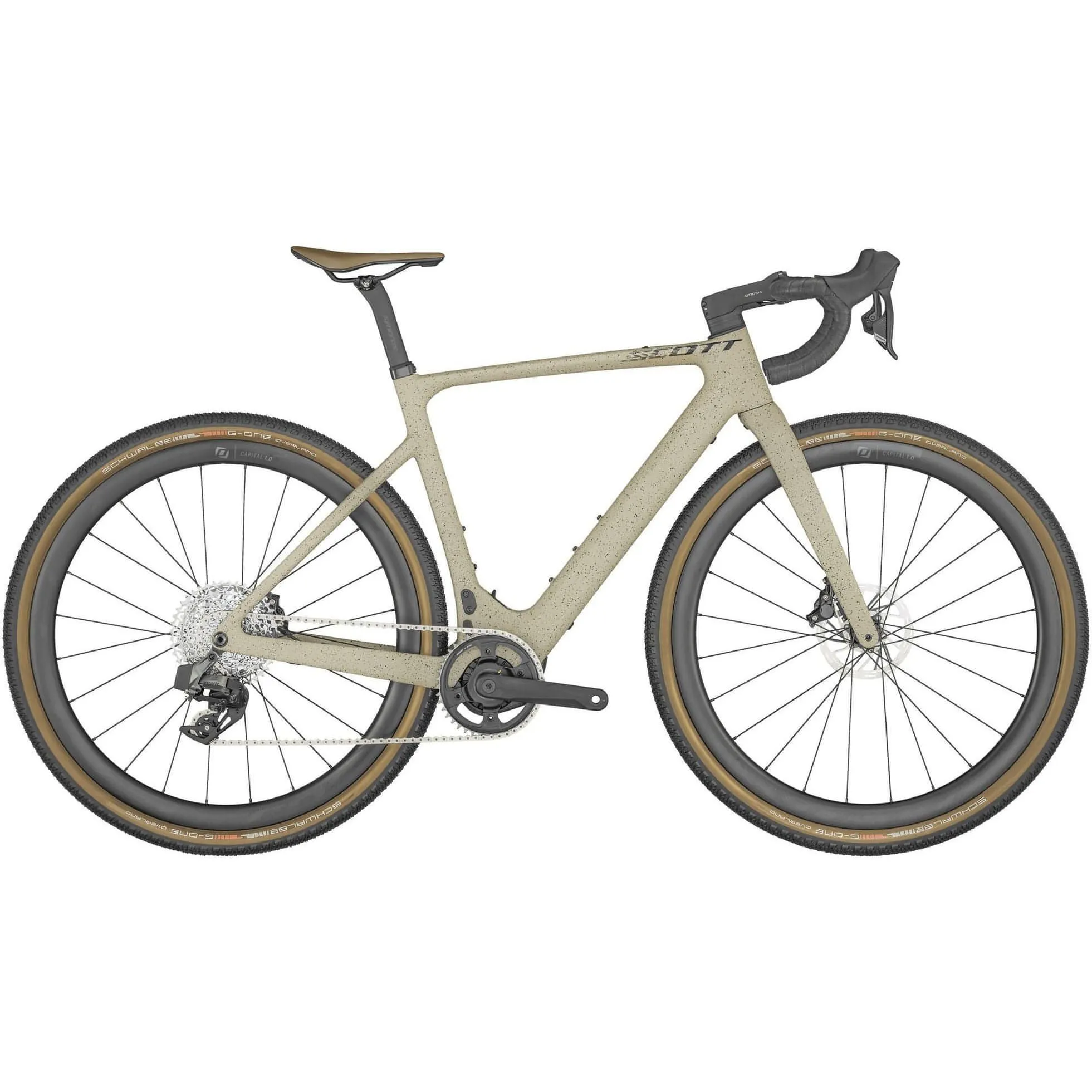 Scott Solace Gravel eRide 20 Electric Carbon Gravel Bike 2023 - Storm Beige