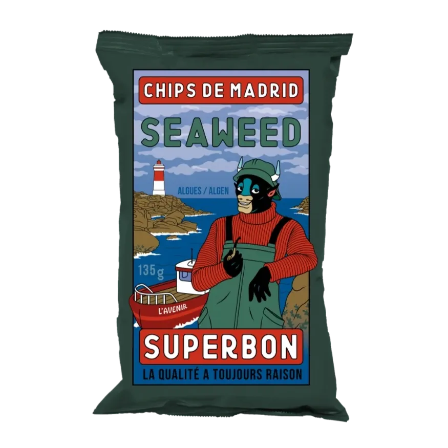 Seaweed Potato Crisps 14 x 135g