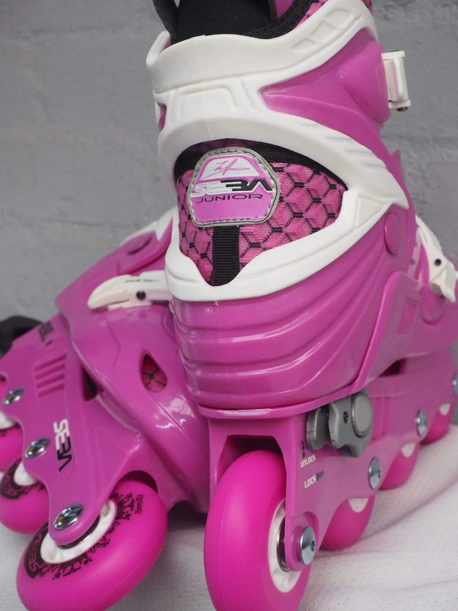 SEBA Junior Kids Adjustable EXCLUSIVE Skates - Pink