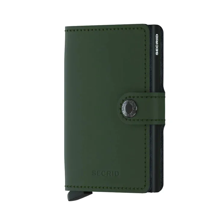 SECRID MINI WALLET | MATTE GREEN BLACK