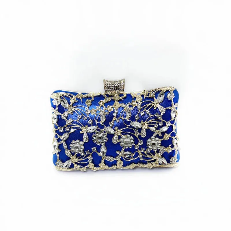 Shinny Glitter Evening Bags Rhinestone Hard-Surface Box Bags Elegant Female Wedding Shoulder Pouch Banquet Party Luxury Purse