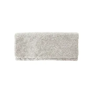 Silver Beaded Clutch