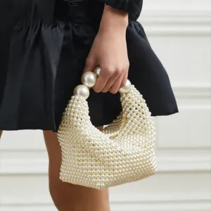 Sirah Pearl Bead Mini Tote