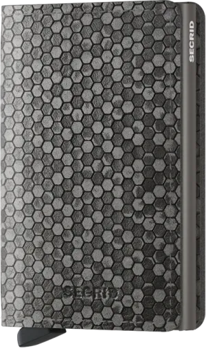 Slimwallet in Hexagon Grey