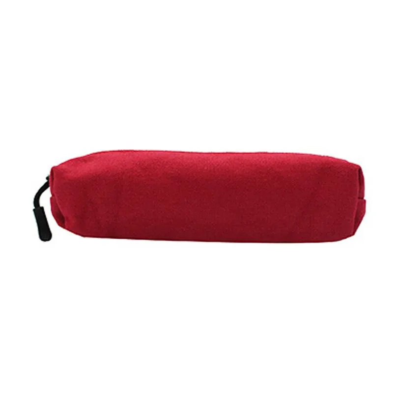 Small Rectangular Zippered Canvas Pencil Case