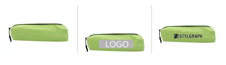 Small Rectangular Zippered Canvas Pencil Case