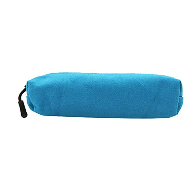 Small Rectangular Zippered Canvas Pencil Case