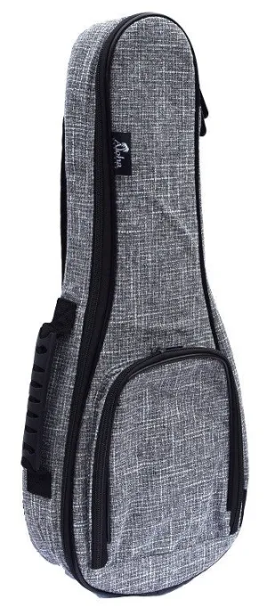SMOOTH 25MM PADDED GIG BAG FOR CONCERT UKULELE - GREY
