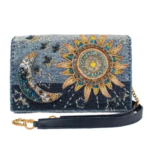 Solar System Beaded Crossbody Bag