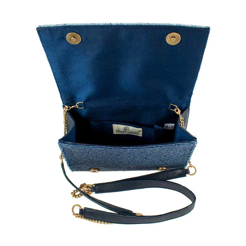 Solar System Beaded Crossbody Bag