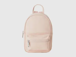 Solid Zipper Backpack