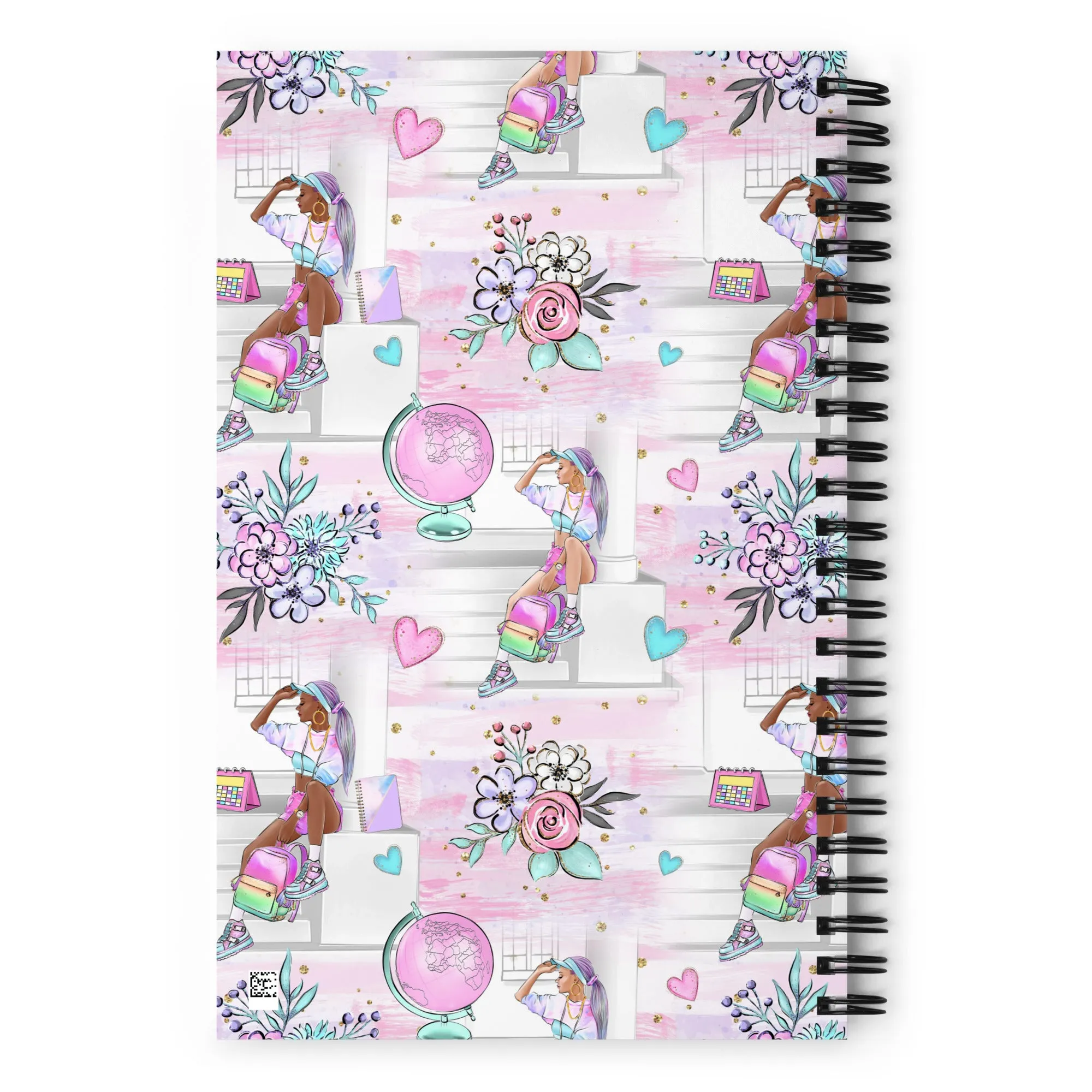 Spiral notebook, Customized, College, Middle School, Kids , School Notebook