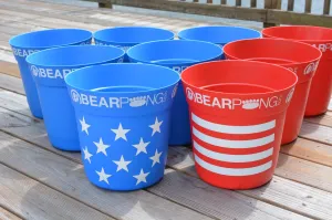 STARS AND STRIPES DELUXE BEARPONG KIT