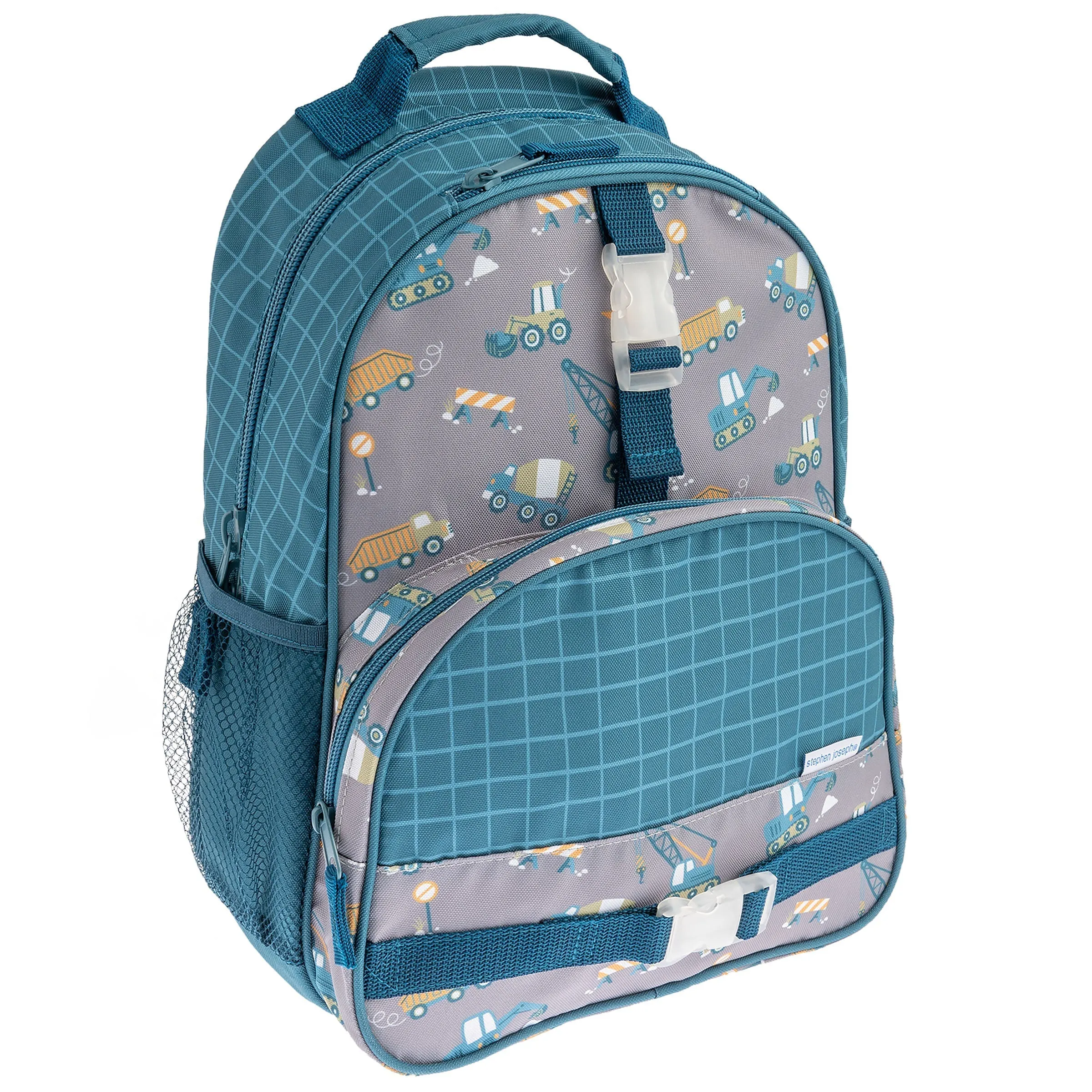 Stephen Joseph Construction All Over Print Backpack