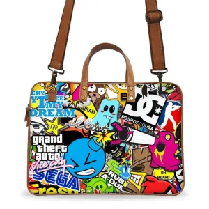 Sticker Bomb Deluxe Laptop Bag