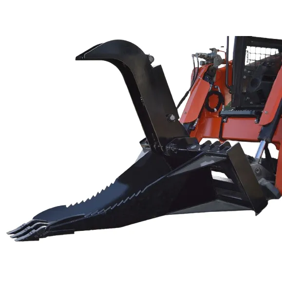 Stump Grapple Bucket | Loflin Fabrication