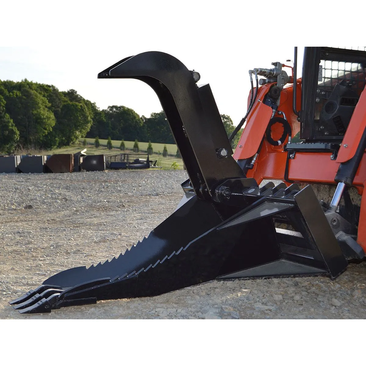 Stump Grapple Bucket | Loflin Fabrication