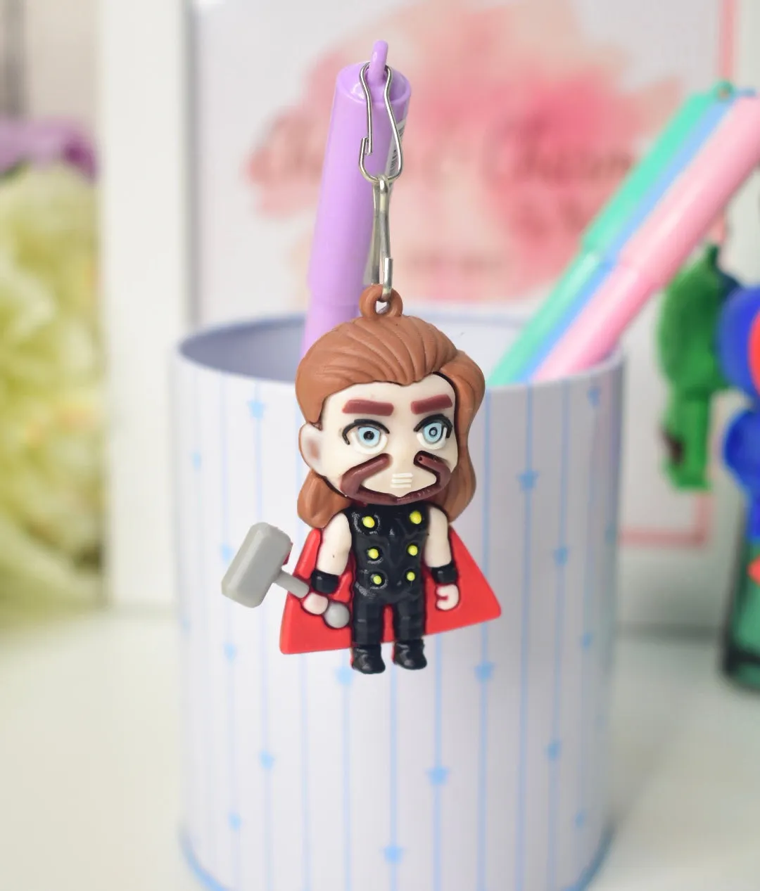 Super Hero Hanging Charm Pen