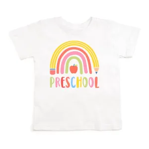 Sweet Wink Pencil Rainbow Preschool S/S White Tee