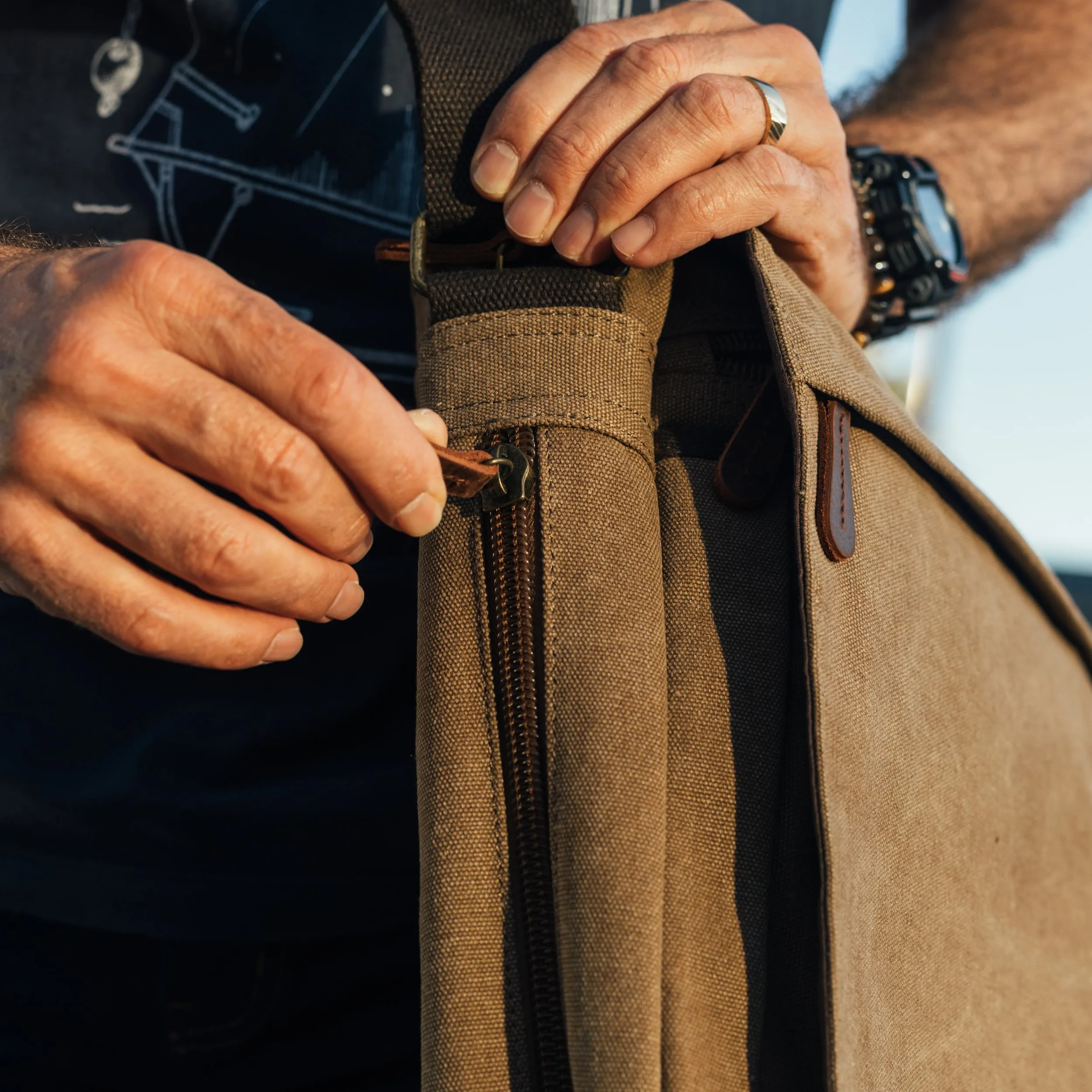 Tasche Urban Canvas Messenger Bag