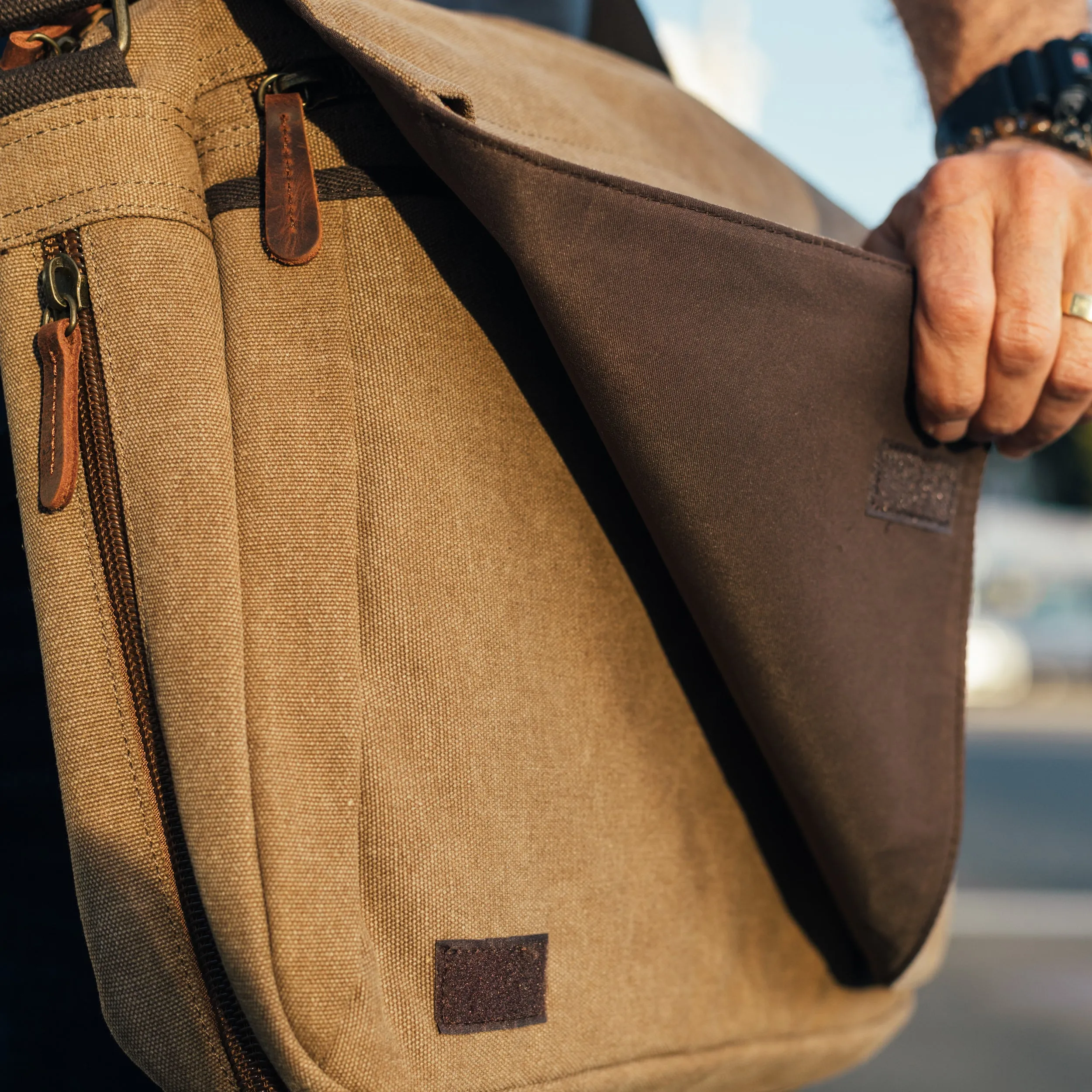 Tasche Urban Canvas Messenger Bag