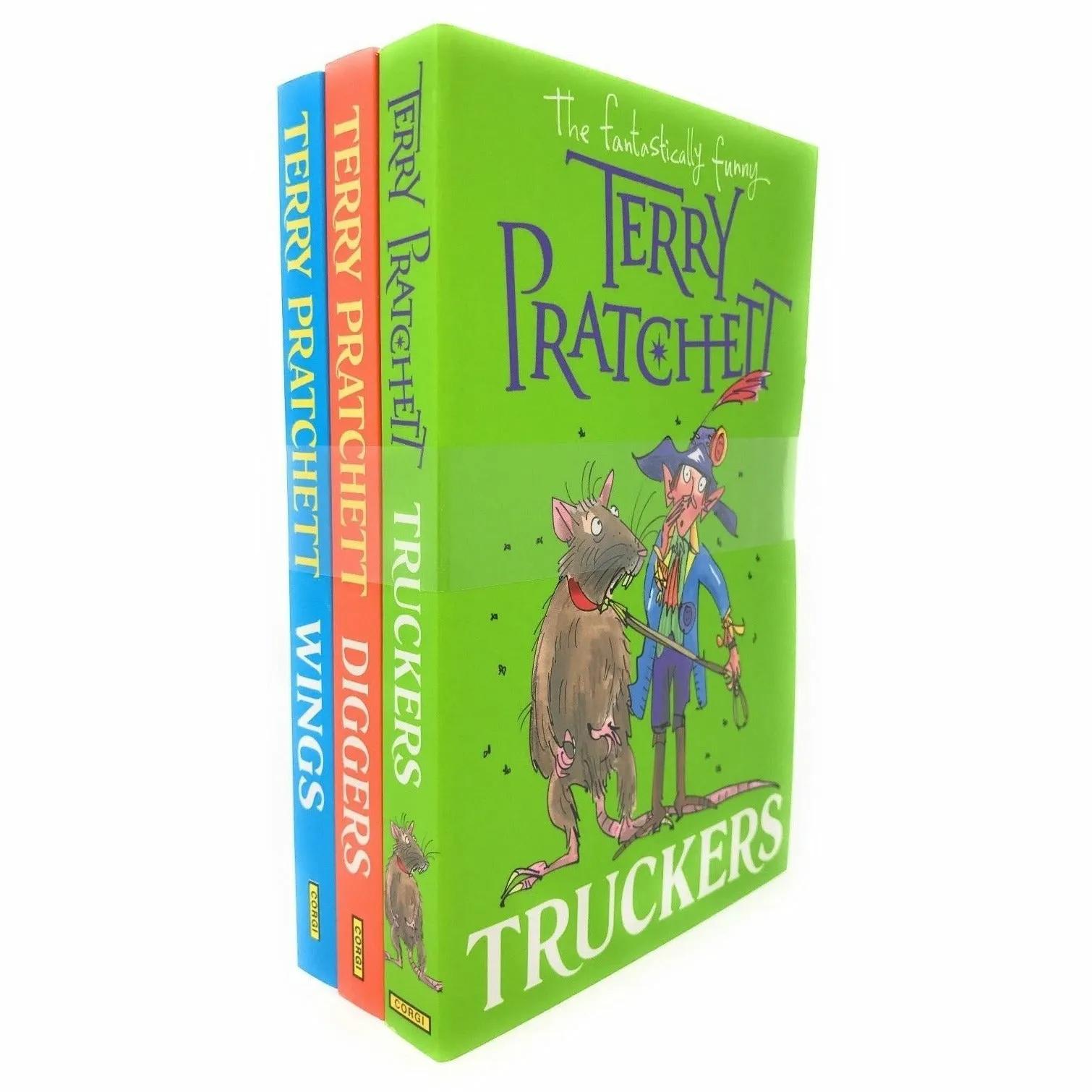 Terry Pratchett The Nomes 3 Books Collection Pack Set RRP: £20.36 (Truckers, Diggers, Wings)