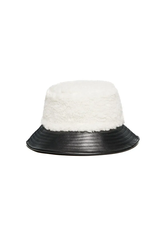 The Krush Bucket Hat Ivory/Black