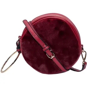 The ring leader faux fur circular bag (3 Colors)