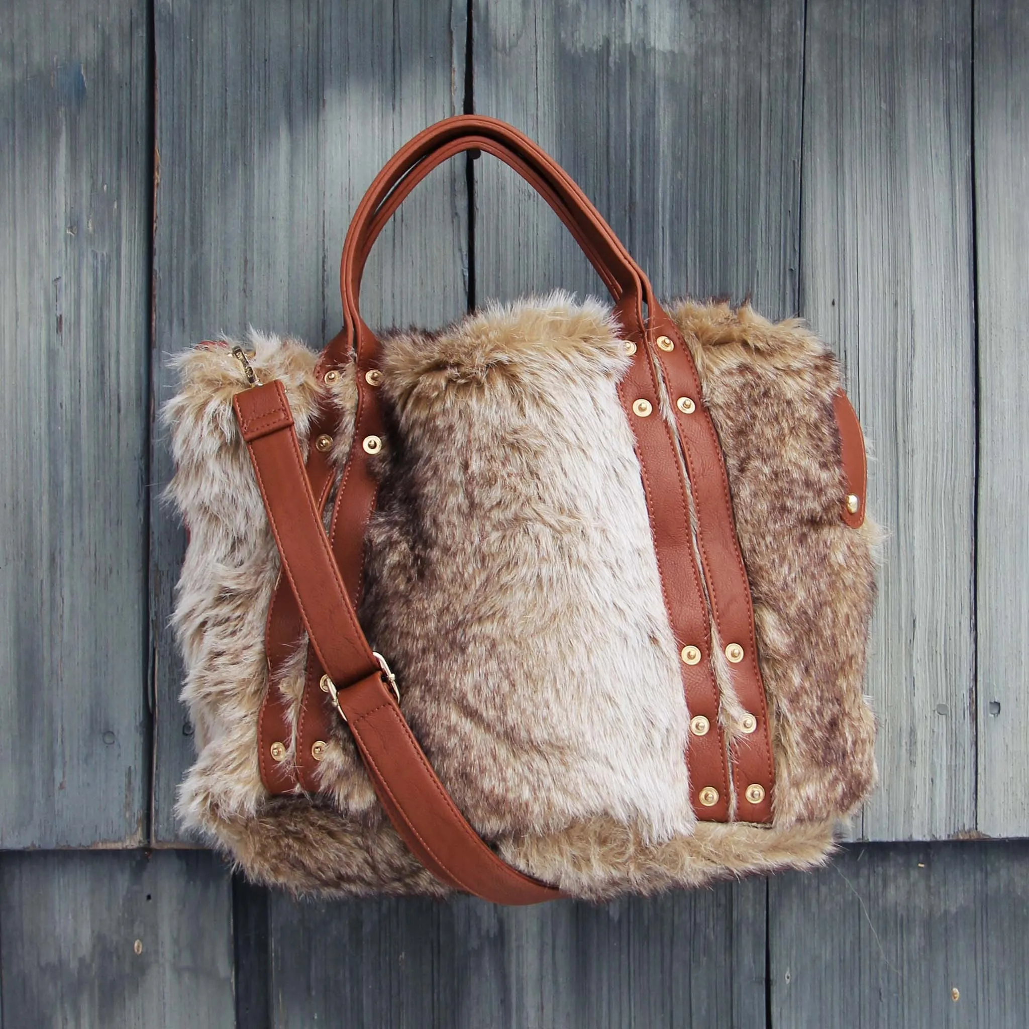 The Yukon Faux Fur Tote