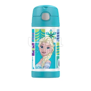 Thermos Kids Straw Bottle 355ml - Frozen Blue