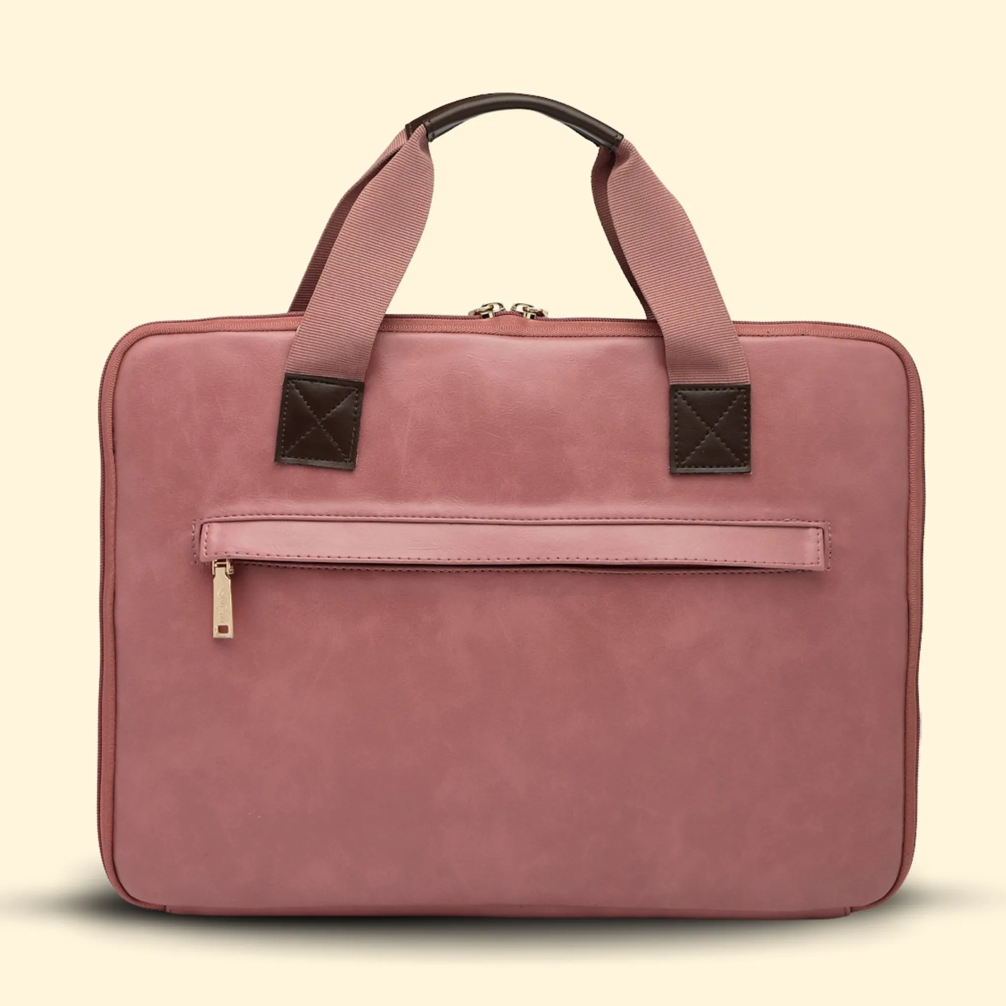 Timeless Unity Laptop Messenger Bag - Blush Pink