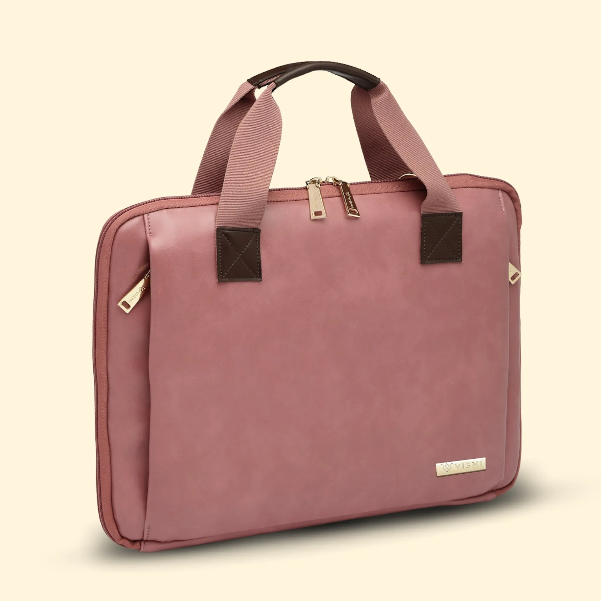 Timeless Unity Laptop Messenger Bag - Blush Pink