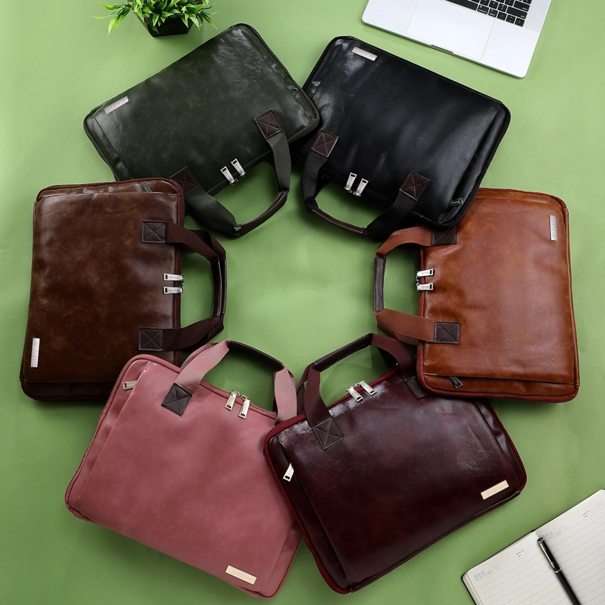Timeless Unity Laptop Messenger Bag - Blush Pink