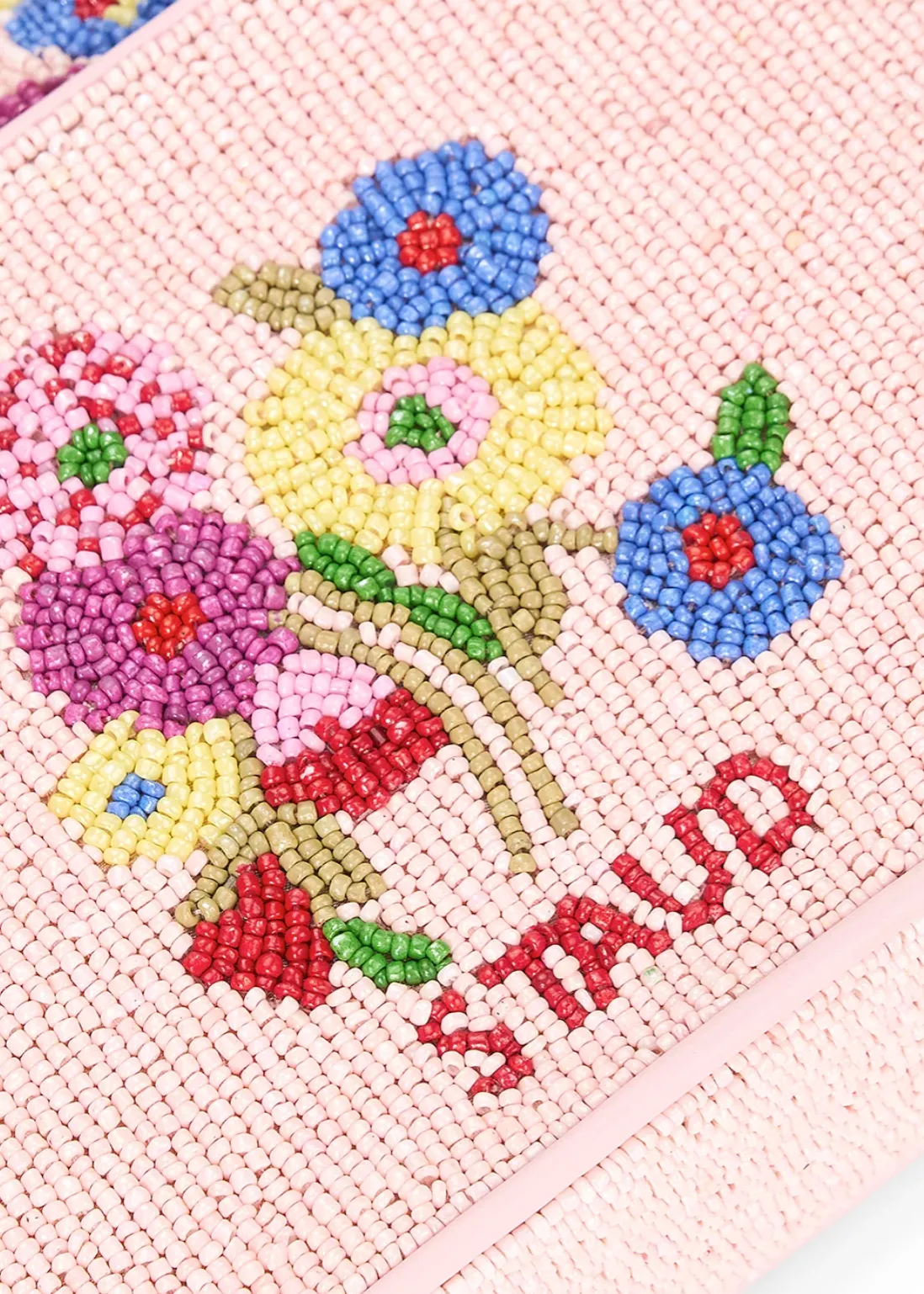 Tommy Beaded Bag in Wildflowers | Staud