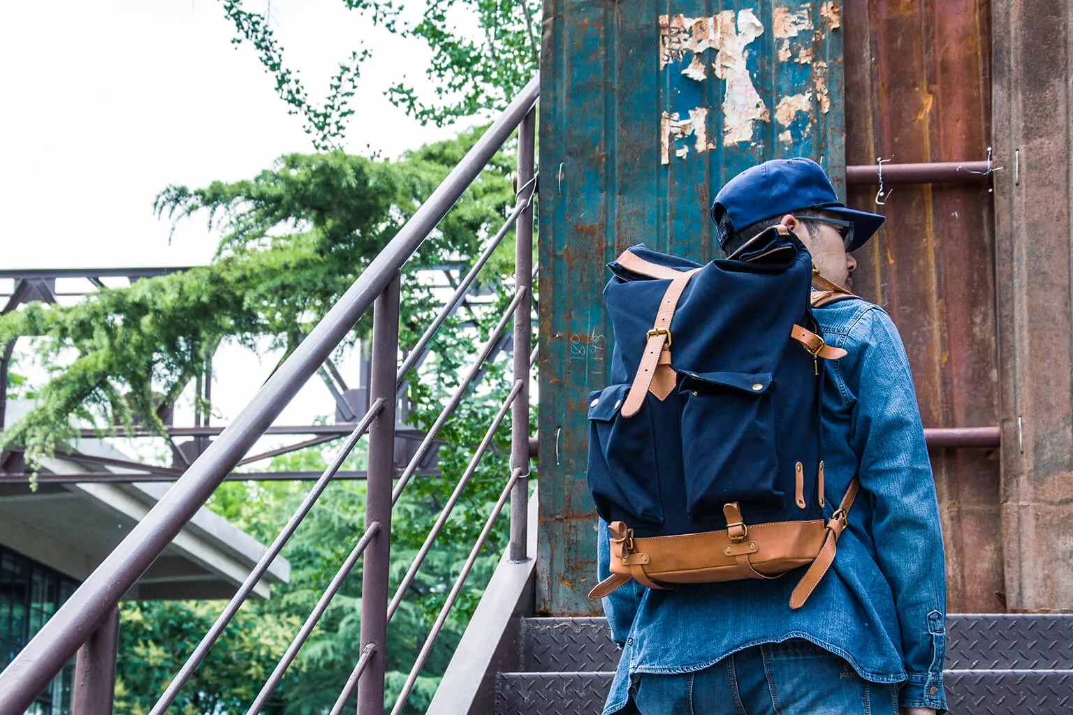 TRAVEL BACKPACK - marine