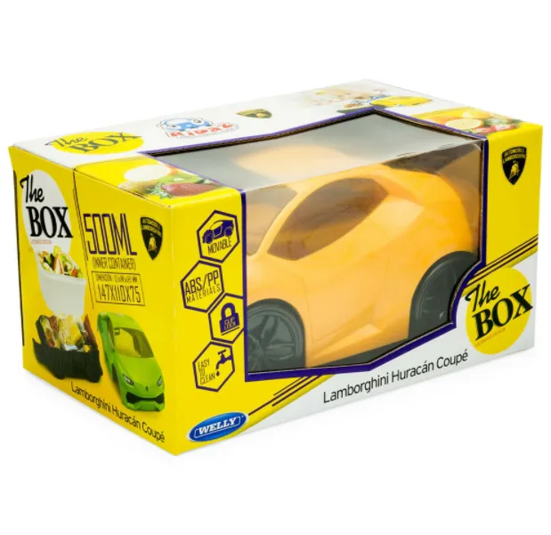 TravelMall Lamborghini Huracan Coupe Lunch Box Set - Orange