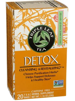 Triple Leaf Tea, Detox Herbal Tea, 20 tea bags