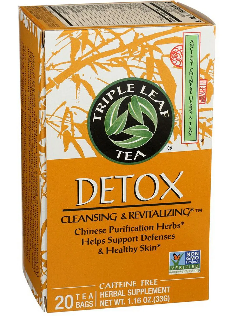 Triple Leaf Tea, Detox Herbal Tea, 20 tea bags