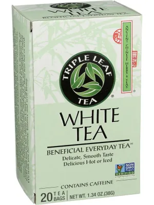 Triple Leaf Tea, White Tea, 20 tea bags