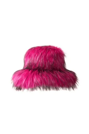 Tyler Lambert FURRY BUCKET HOT PINK